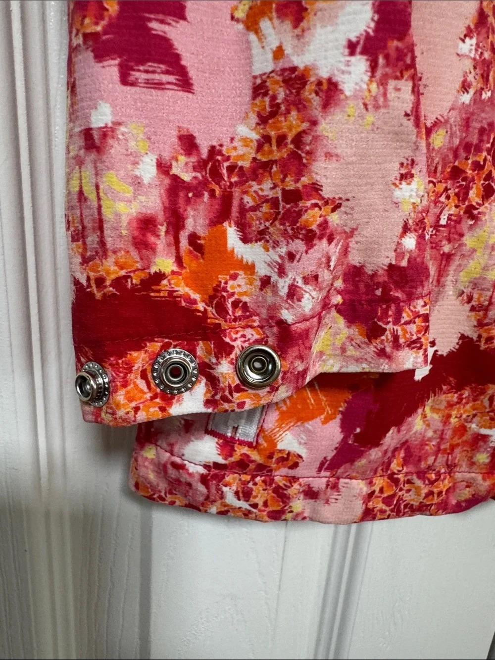 Hunter for target Girls' Pink & Red Floral Print Hooded Jacket size 18m